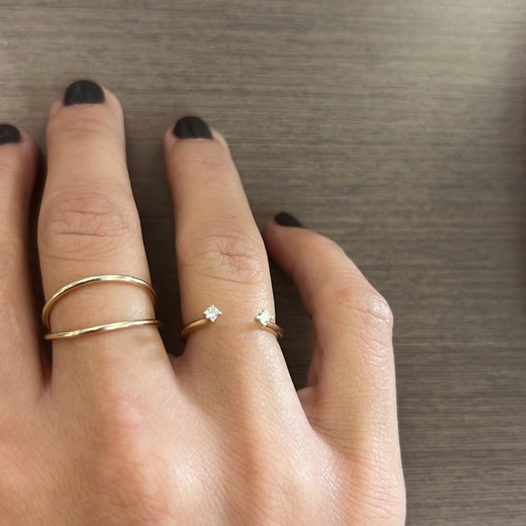 Ring Concierge Diamond Duo Open Ring - Picture 4 of 4